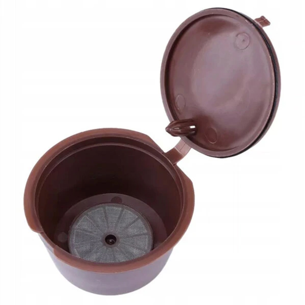 Wiederverwendbare Kaffeekapseln, 5er-packung, Braun