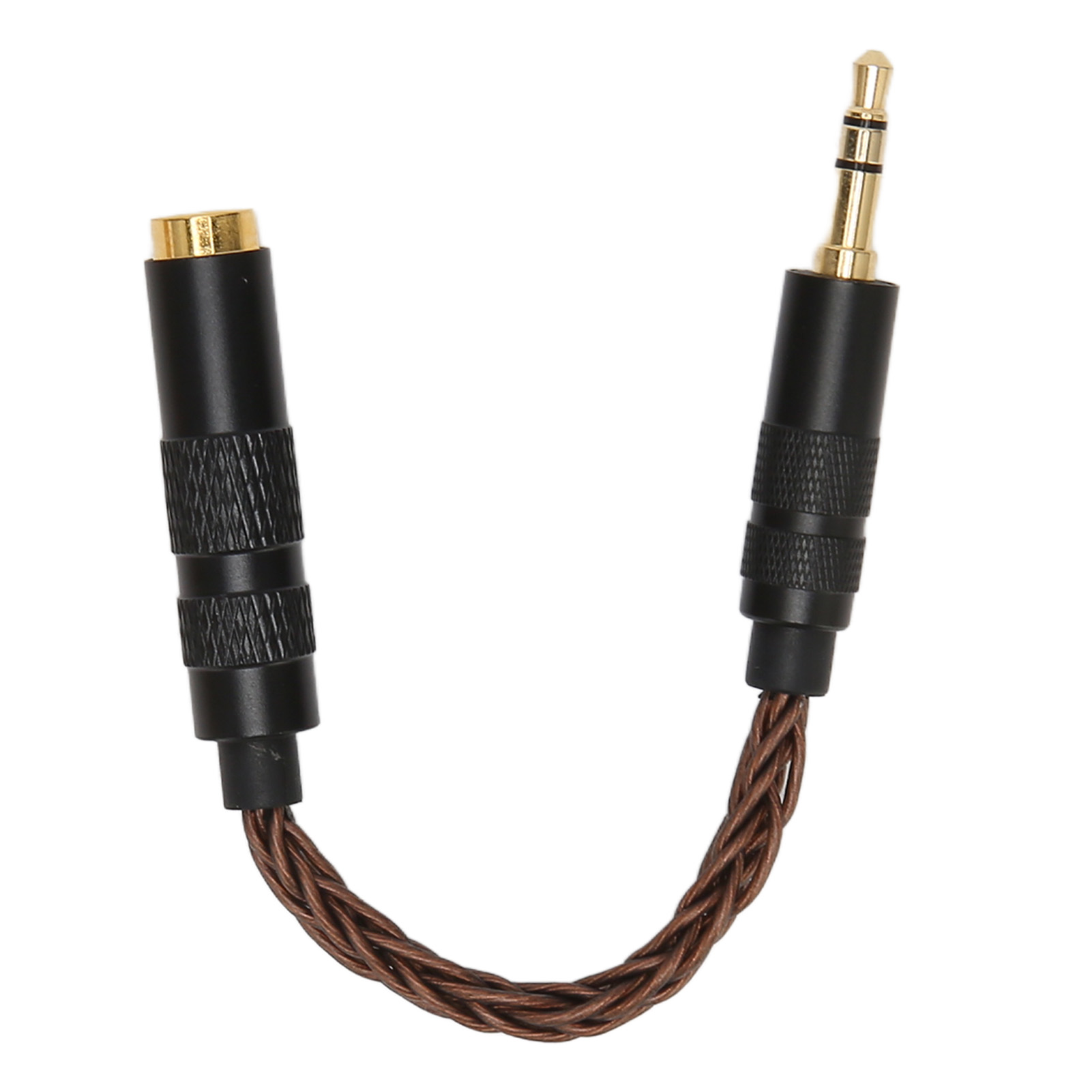 4,4-mm-klinkenbuchse (symmetrisch) Auf 3,5-mm-klinkenstecker (stereo), Vergoldete Anschlüsse, Adapterkabel Für Tragbare Kopfhörer, Bronze