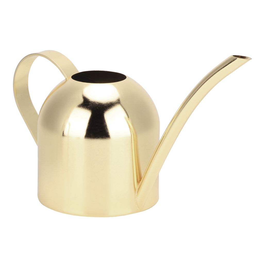 500-ml-gießkanne Aus Edelstahl Mit Langem Ausguss Für Zimmer- Und Gartenpflanzen, Gold