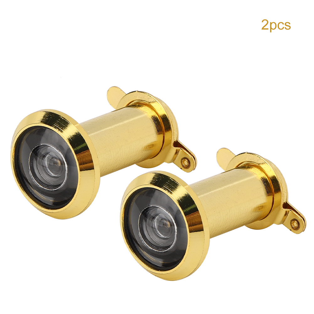 Stück 220° Sicherheits-türspion Mit Abdeckung, Heimsicherheit (16 Mm Gold)
