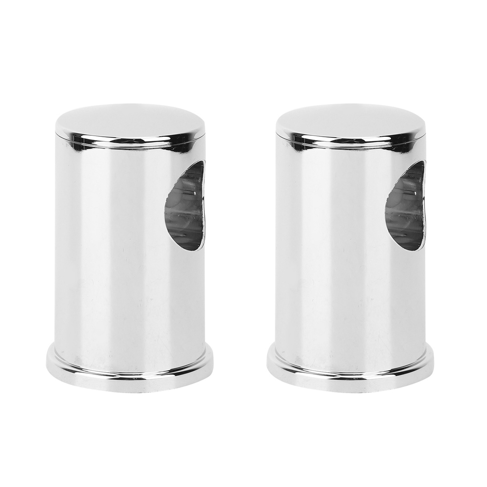 2-teilige Duschstangenhalterung In Silber Und Weiß, Abs-badezimmeraccessoires