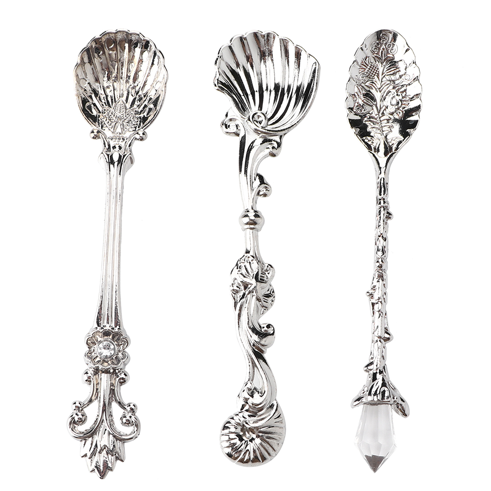 Vintage-teelöffel, Dessertlöffel, Küchenutensil Im Retro-stil
