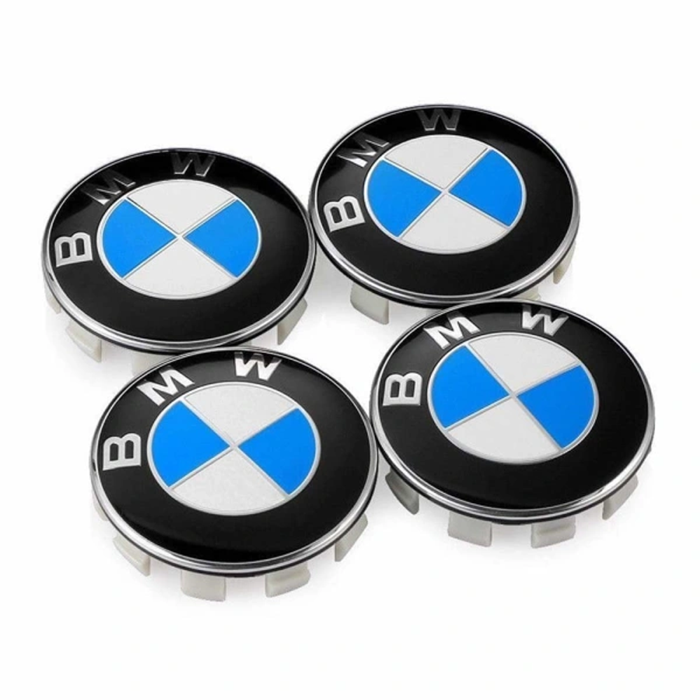 Satz Mit 4 Silbernen 68-mm-radnabenkappen Für Bmw, Ersatzteile