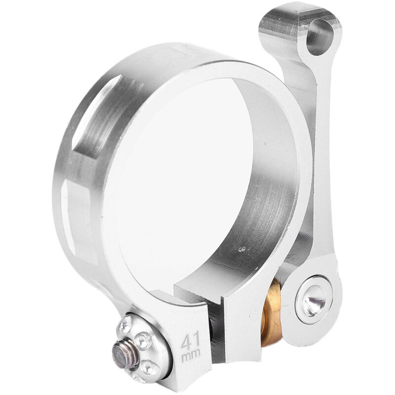 Cnc-gefräste Schnellspann-sattelstützenklemme Aus Aluminiumlegierung Für Fahrräder (silber)