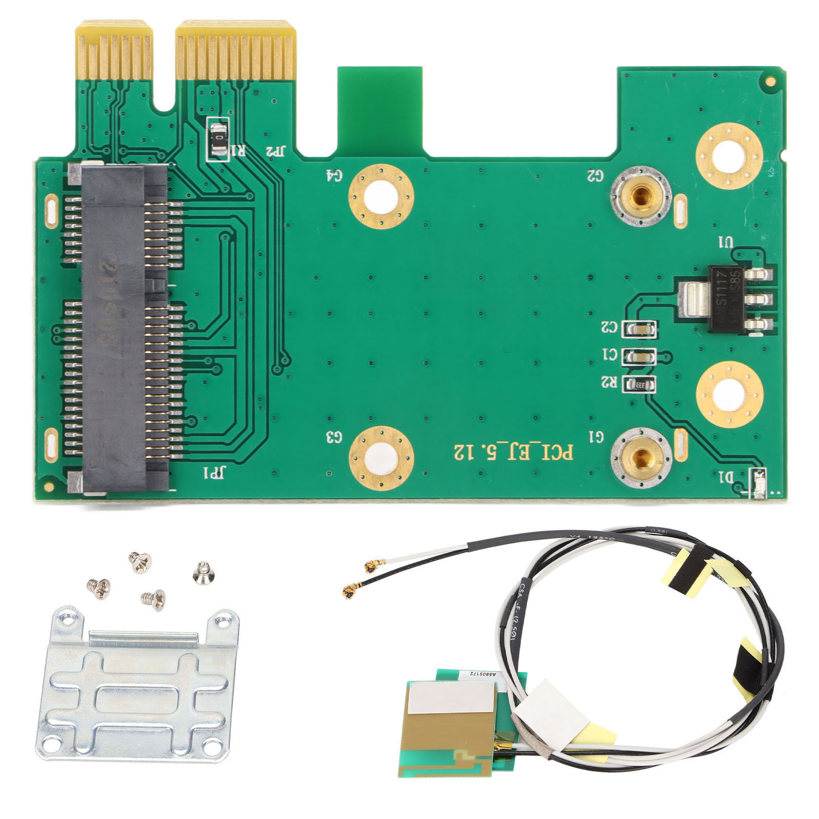 Mini-pcie-zu-pcie-netzwerkkarte, Leichtes Leiterplattenmaterial, Tragbar, Einfache Installation