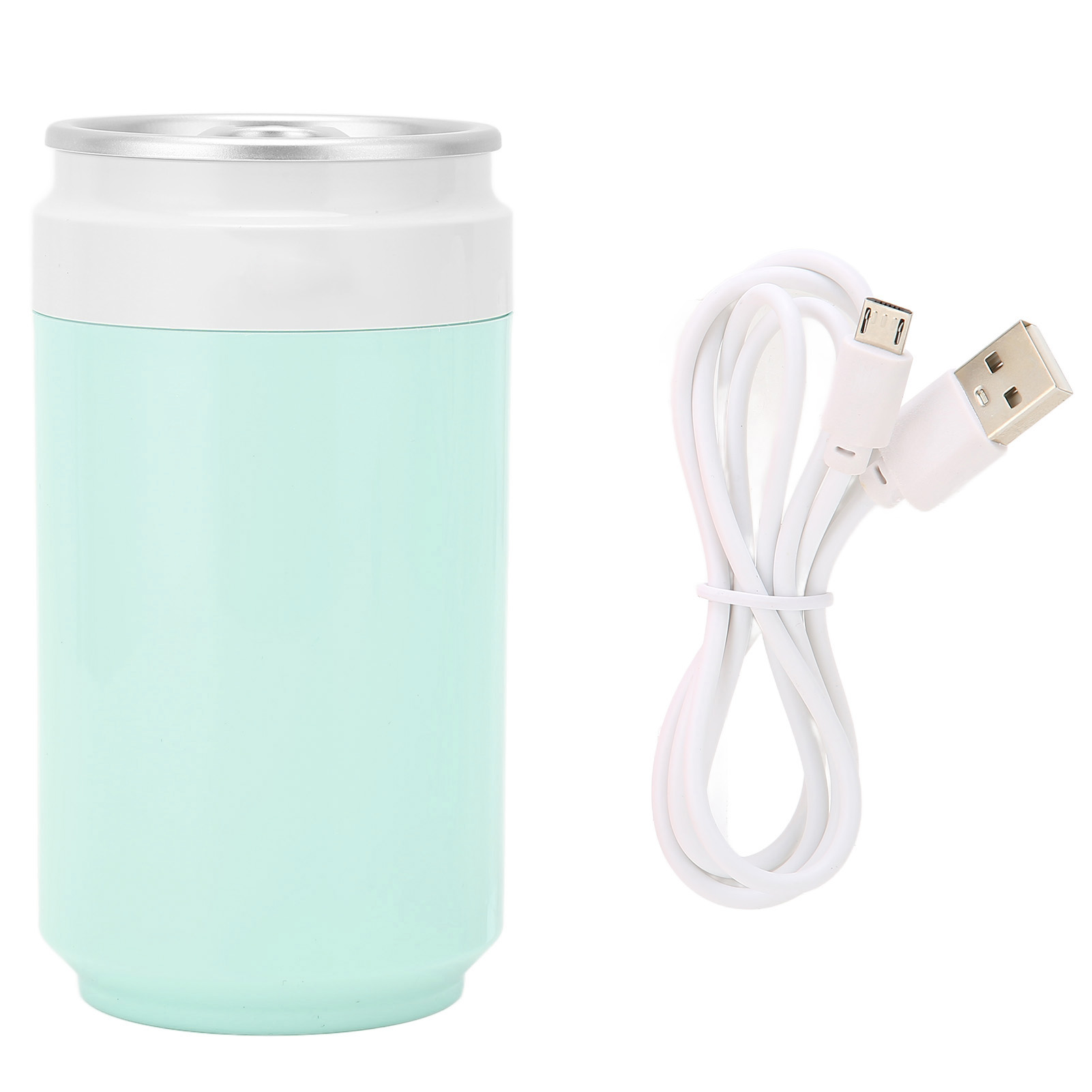 Leiser Usb-diffusor Für Ätherische Öle Mit Led-licht Für Auto, Büro Und Reisen – Hellgrün