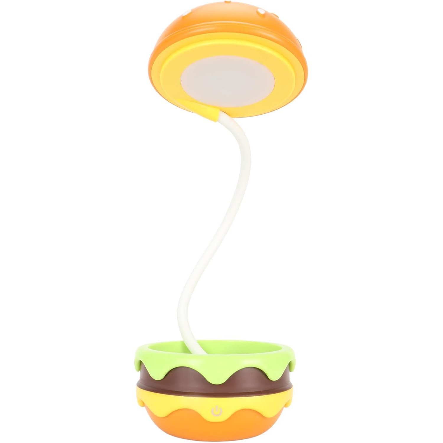 Wiederaufladbare Hamburger-schreibtischlampe Für Kinder, Akzentleuchte Mit Verstellbarem Hals Und Berührungsschalter, Ideal Für Schlafzimmer Oder Als Dekoration, Geschenk Für Jungen Oder Mädchen.