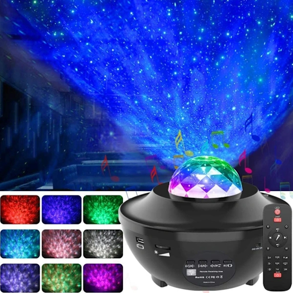 Sternenhimmel-projektor Mit Bluetooth-lautsprecher – Cosmos Stimmungslampe
