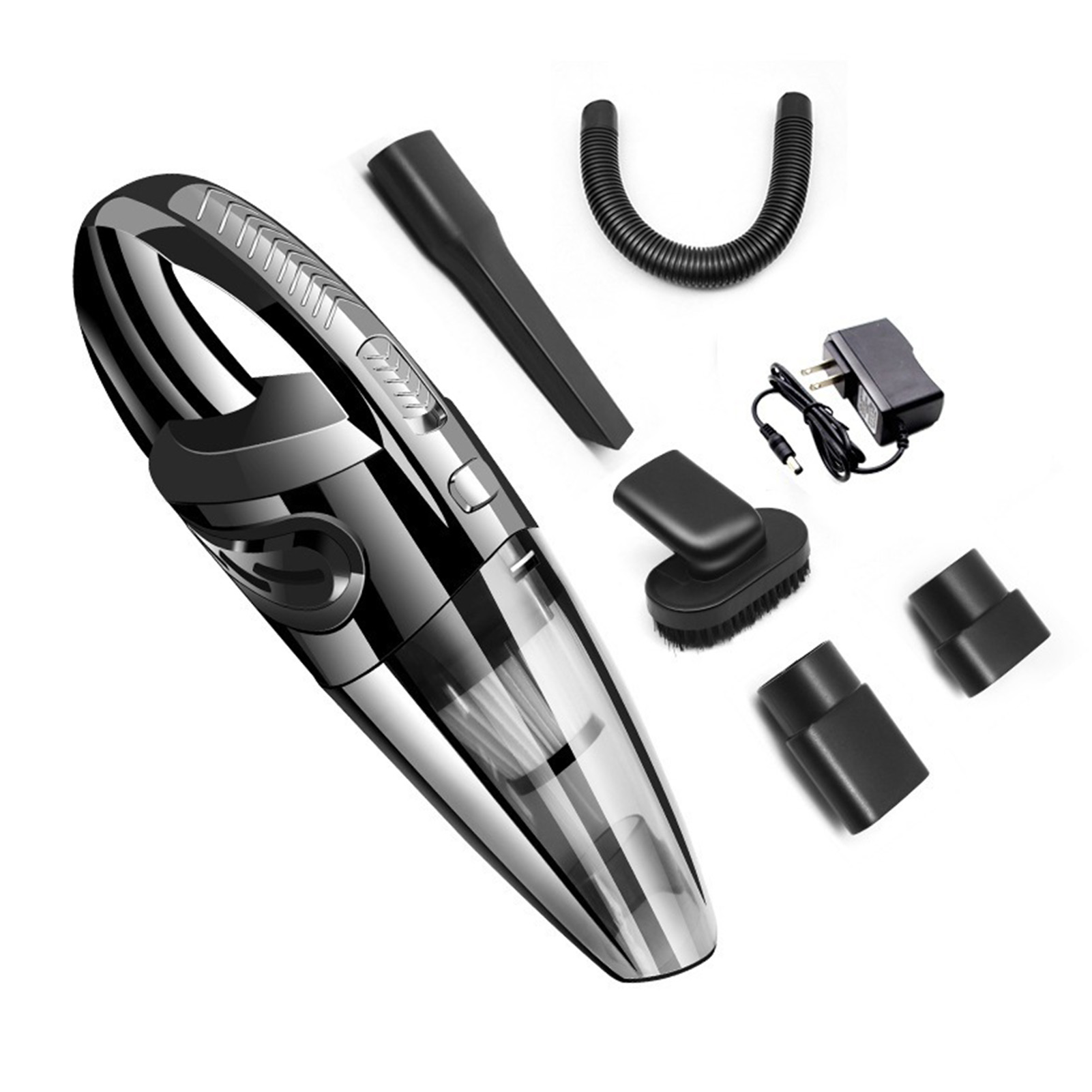 Kraftfull Akku-handstaubsauger, 30.000 U/min, 120 W, Schnellladefunktion Per Usb, 30 Minuten Laufzeit Für Nass- Und Trockenreinigung, Tragbarer Handstaubsauger