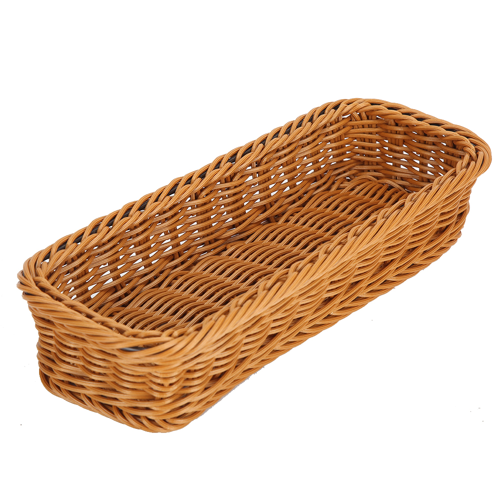 Besteckkorb Zur Aufbewahrung - Halter Für Essstäbchen Und Gabeln - Organizer Für Zuhause, Hotel, Restaurant - Kaffeefarbe - Größe M (280x110x50mm)