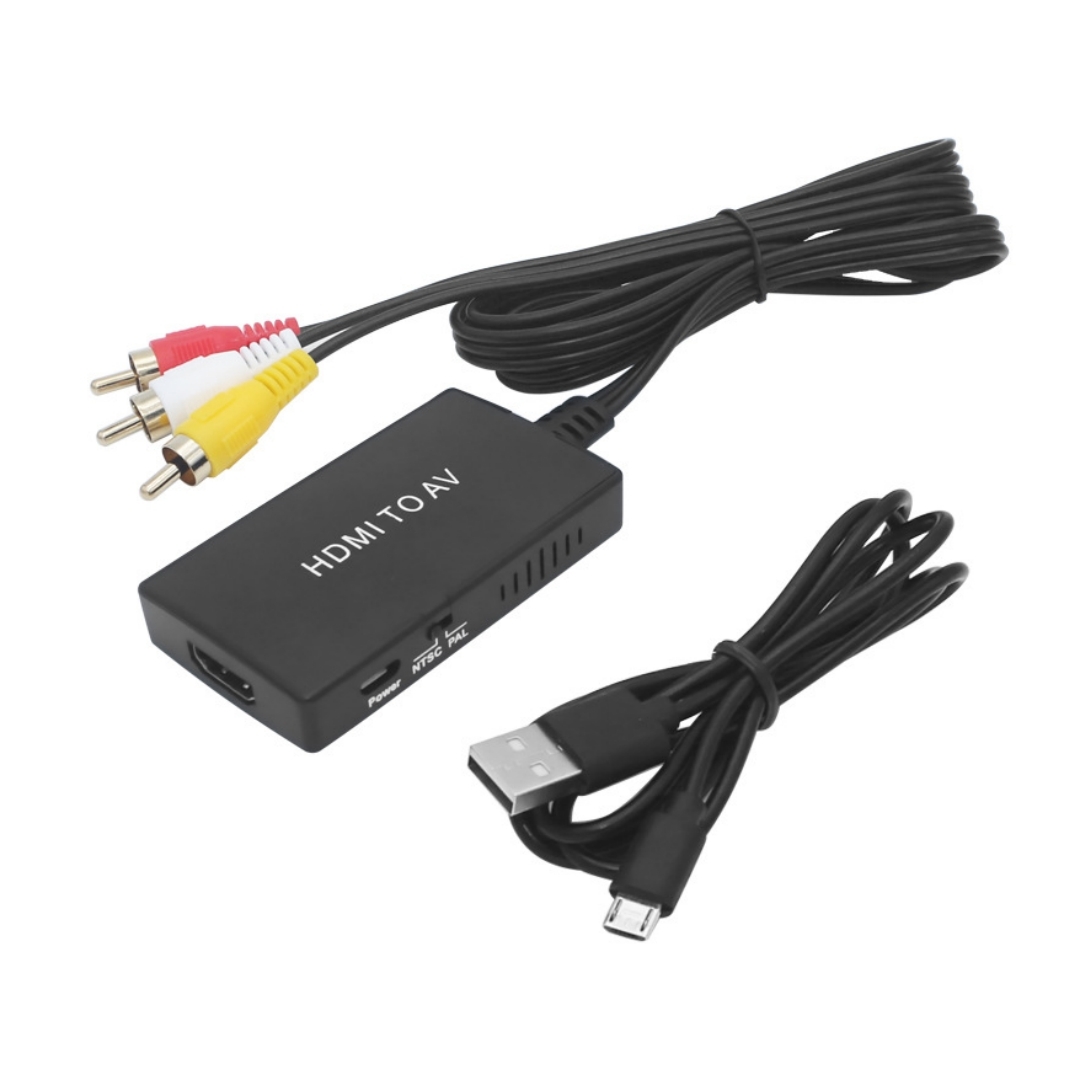 Hdmi-auf-av-3-rca-adapter, Composite-video-konverter Für Fernseher