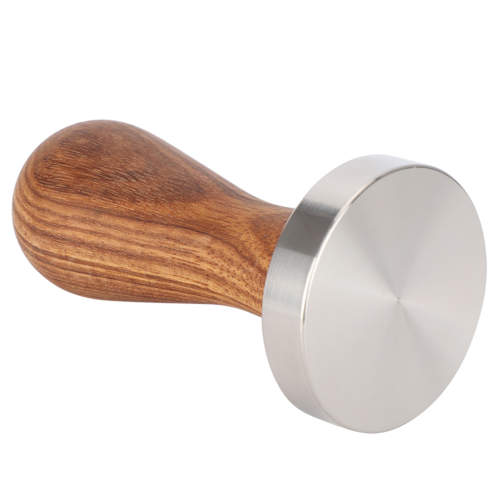 51-mm-kaffeetamper Aus Edelstahl Mit Holzgriff Für Heimbaristas