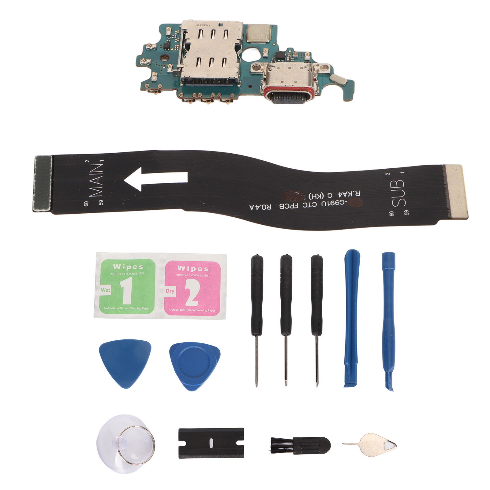 Professioneller Usb-c-ladeanschluss Für Samsung Galaxy S21 Sm-g991u, Ladeflexkabel