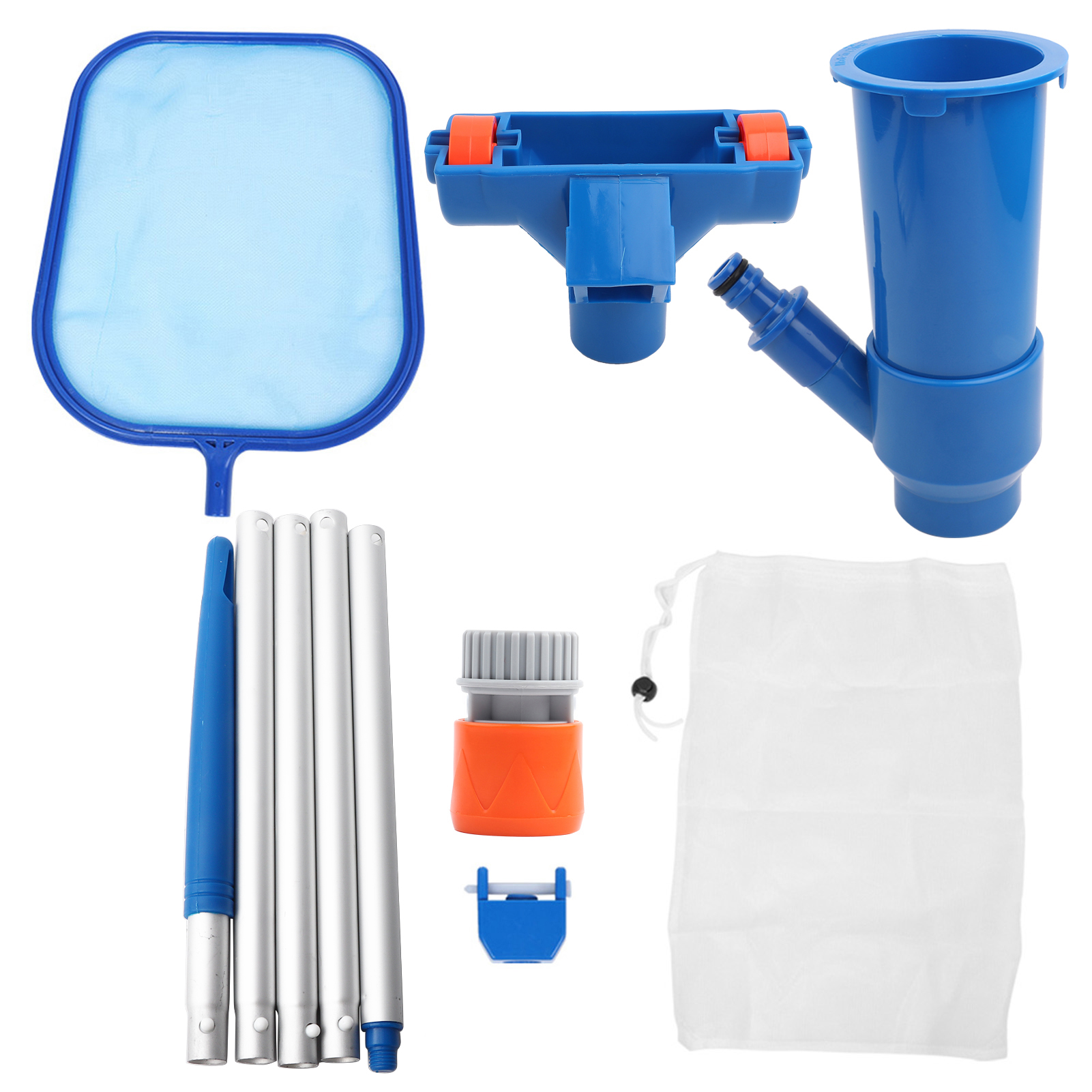 Laubnetz Für Schwimmbecken, Reinigungsset Für Teiche Und Springbrunnen, Schmutznetz