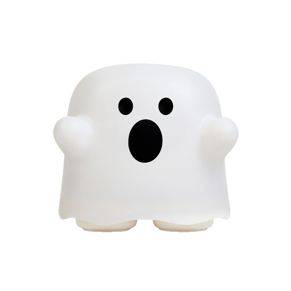 Gruseliges Geister-nachtlicht, Kreative Kürbis-tischlampe 2025, Druckschalter, Schlafzimmer-/bürodekoration - Halloween-/geburtstagsgeschenkidee (überraschtes Gespenst)