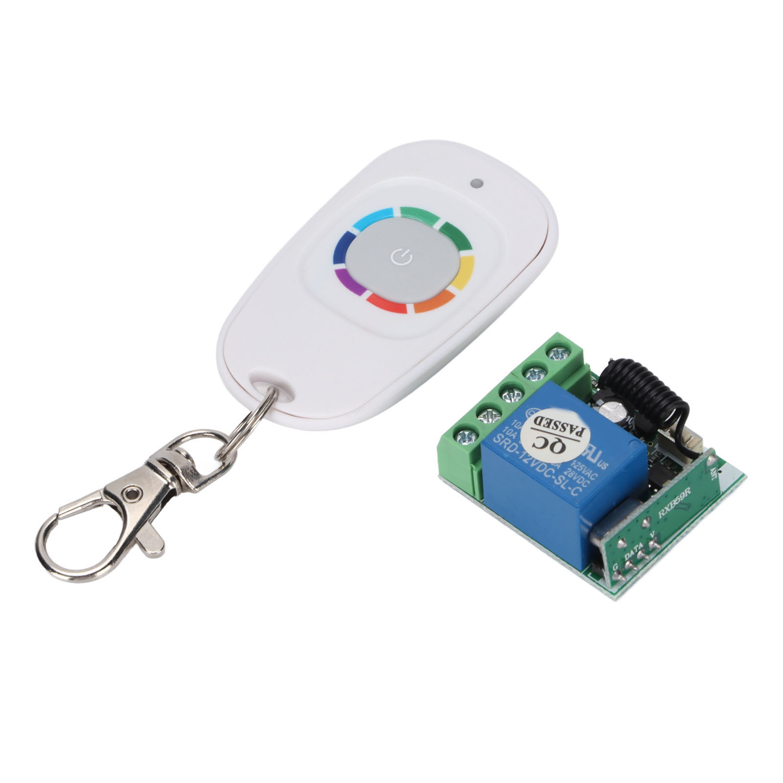 Einkanal-relais-fernbedienungsschalter, Einzelknopf, Automatische Lernfunktion, 12 V Dc
