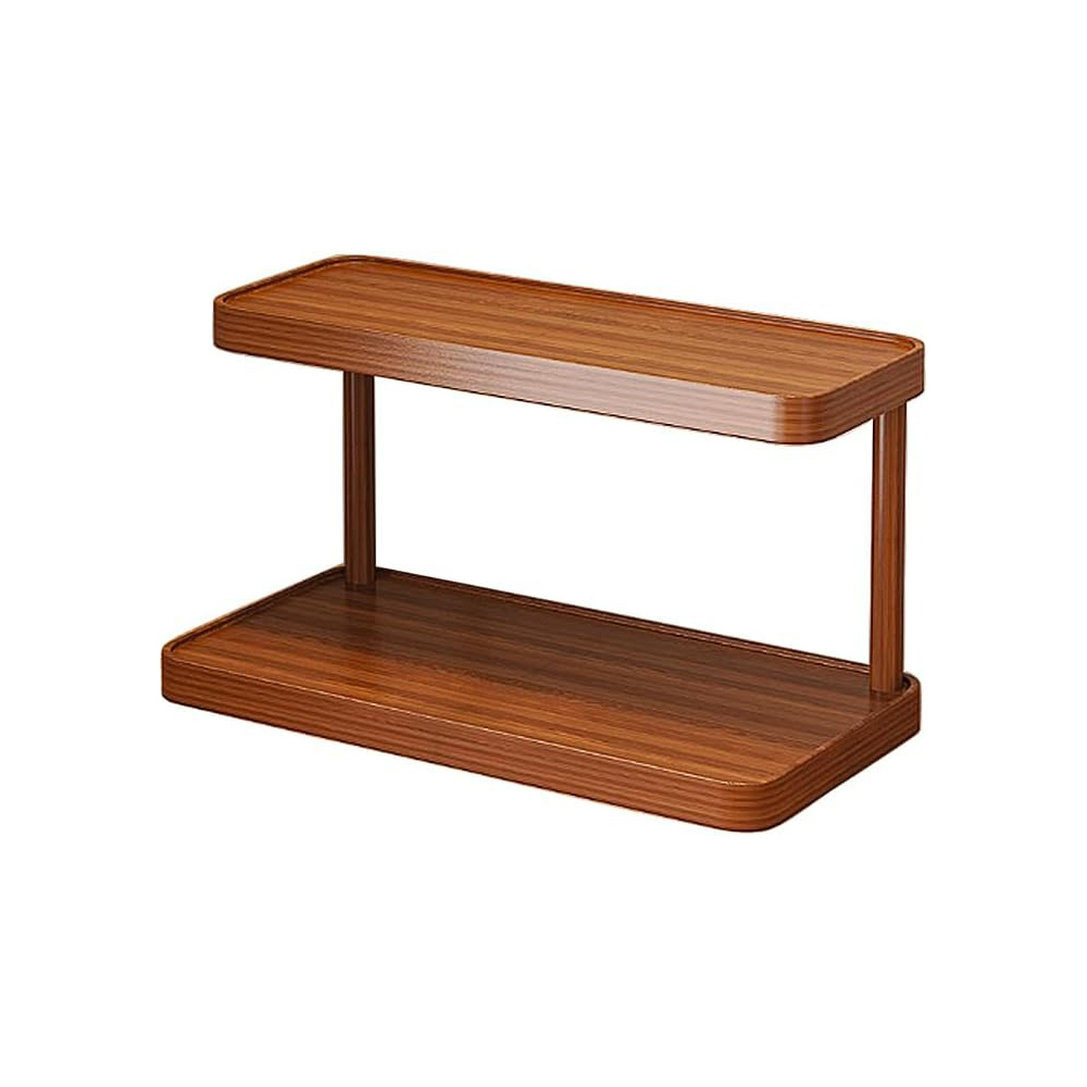 2-stöckiges Abtropfgestell Aus Bambus Und Mdf Für Die Arbeitsplatte, Becherhalter Und Tassenablage, 30 Cm L X 14 Cm B X 14,5 Cm H (kleines Modell)