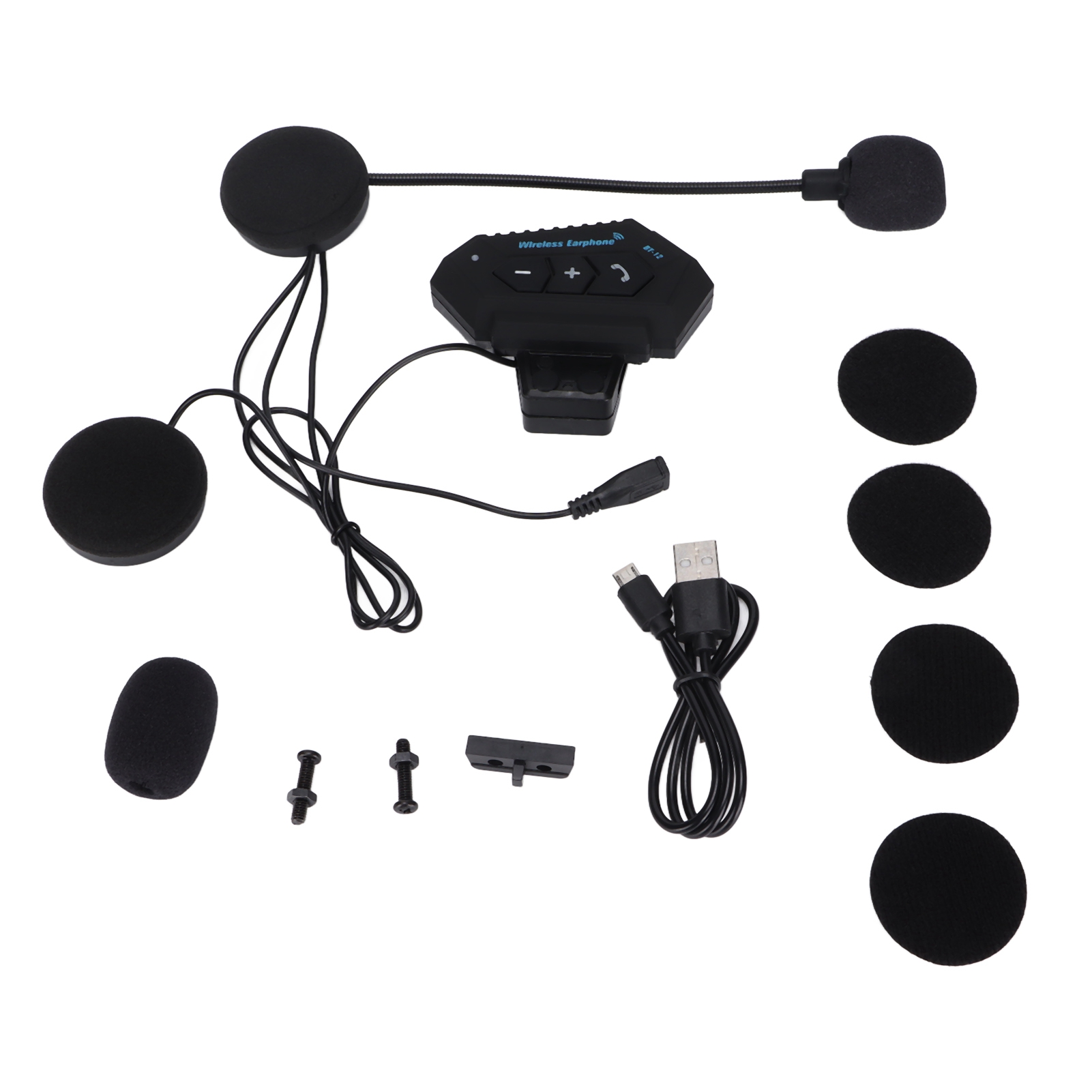 Bluetooth-motorradhelm Mit Integrierter Gegensprechanlage Und Automatischer Freisprechfunktion