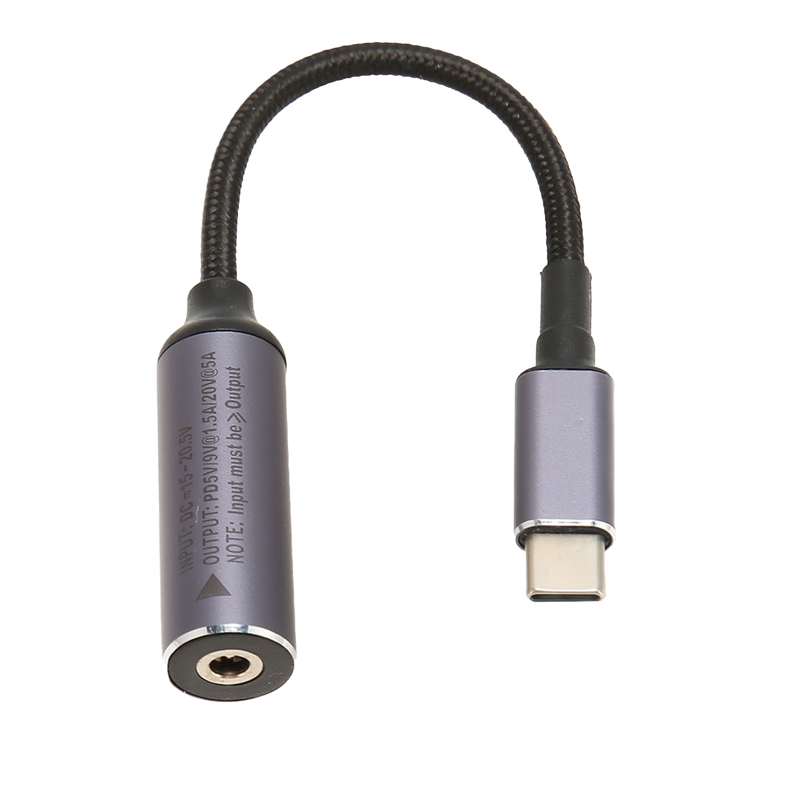 Usb-typ-c-stecker Auf Dc-buchse (4,0 X 1,7 Mm), 100-w-ladekabel Für Handys, Tablets Und Laptops
