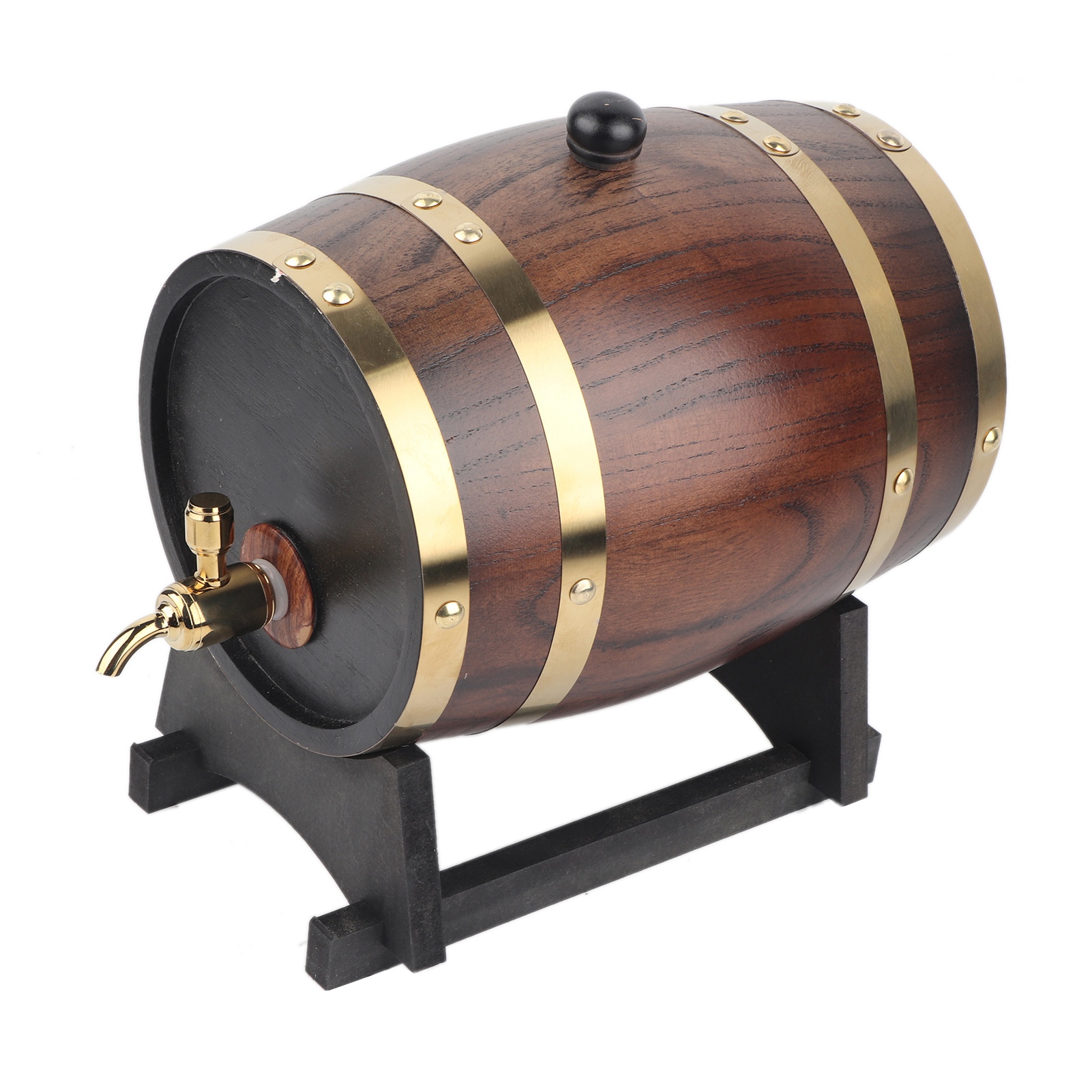 3-liter-eichenfass Im Retro-stil Für Rotwein, Brandy Und Whisky Mit Zapfhahn