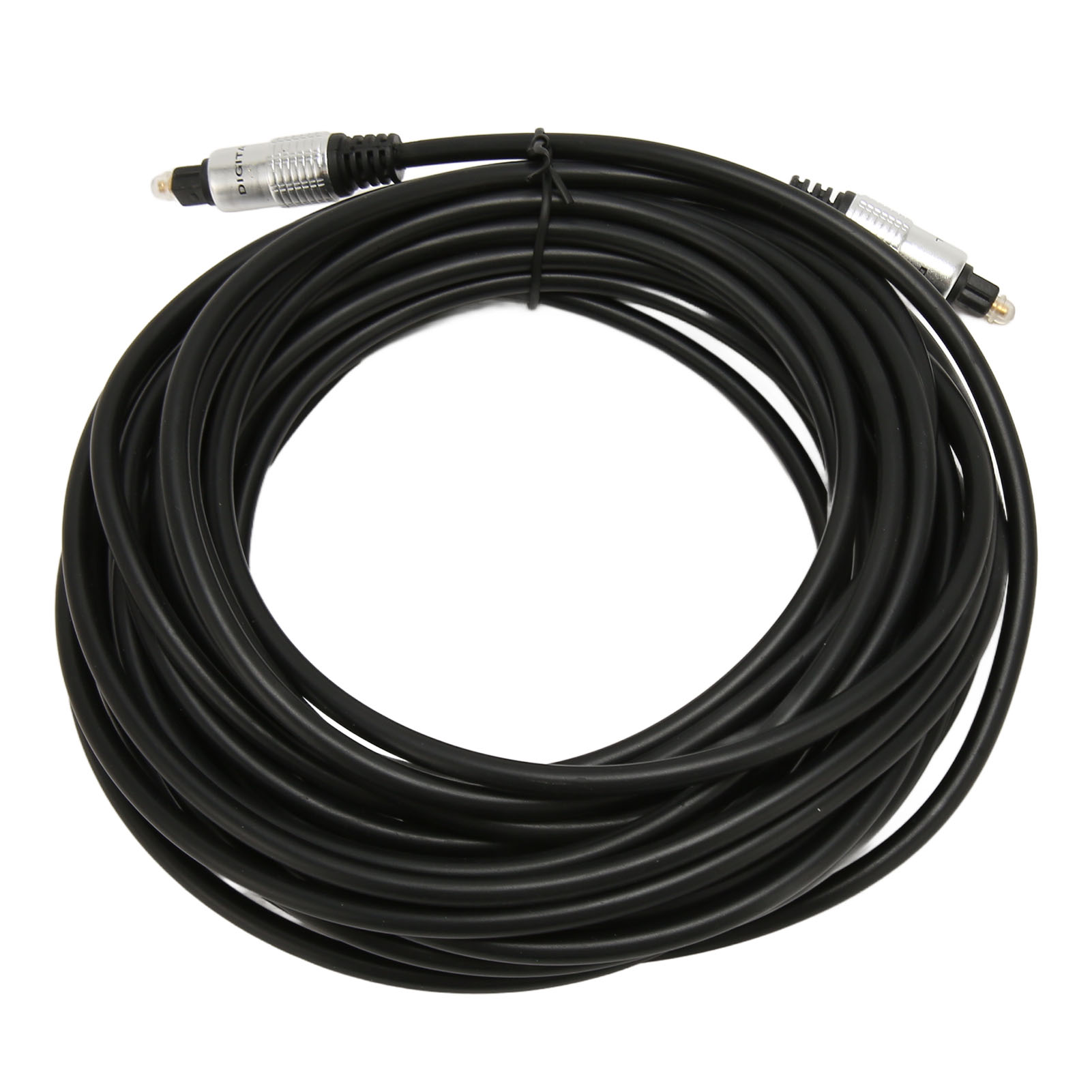 10 M Langes, Vergoldetes Optisches Audiokabel, Vergoldeter Stecker, Klarer Digitaler Klang, Gehäuse Aus Aluminiumlegierung, 10 Meter