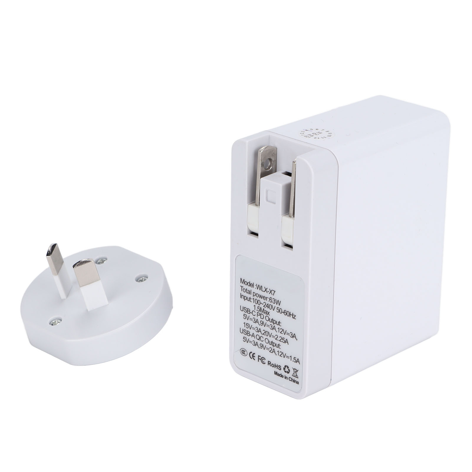 Pd Qc3.0 Schnellladegerät Für Reisen Mit Lcd-bildschirm – 100–240 V Universal-netzteil Für Handys Und Laptops