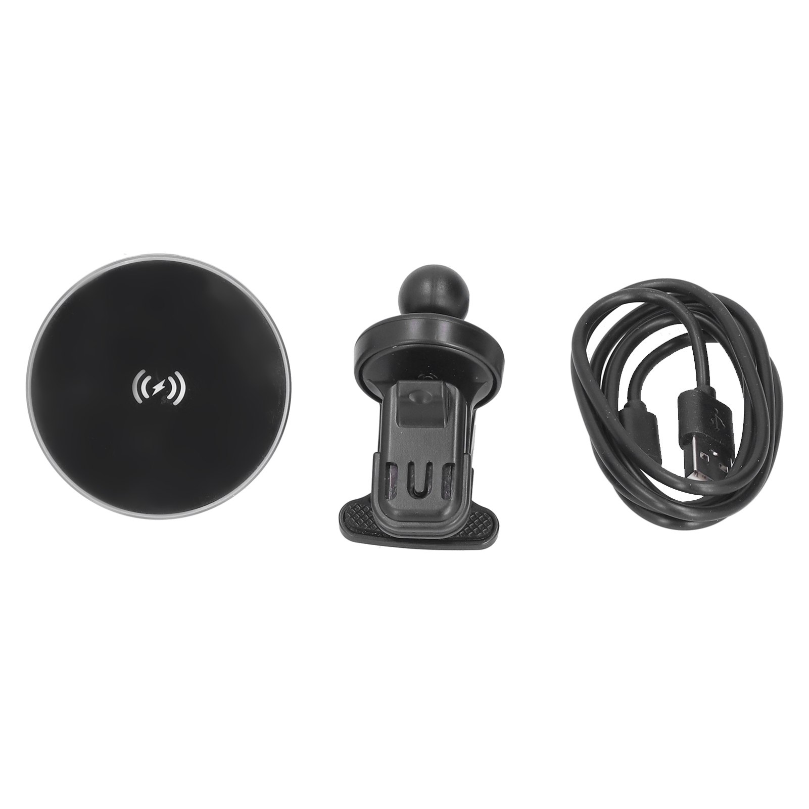 Magnetische Kabellose Autoladehalterung, 360°-drehung, Stabile Lüftungsschlitzbefestigung, Iphone-kompatibel, 15w Schnellladung.