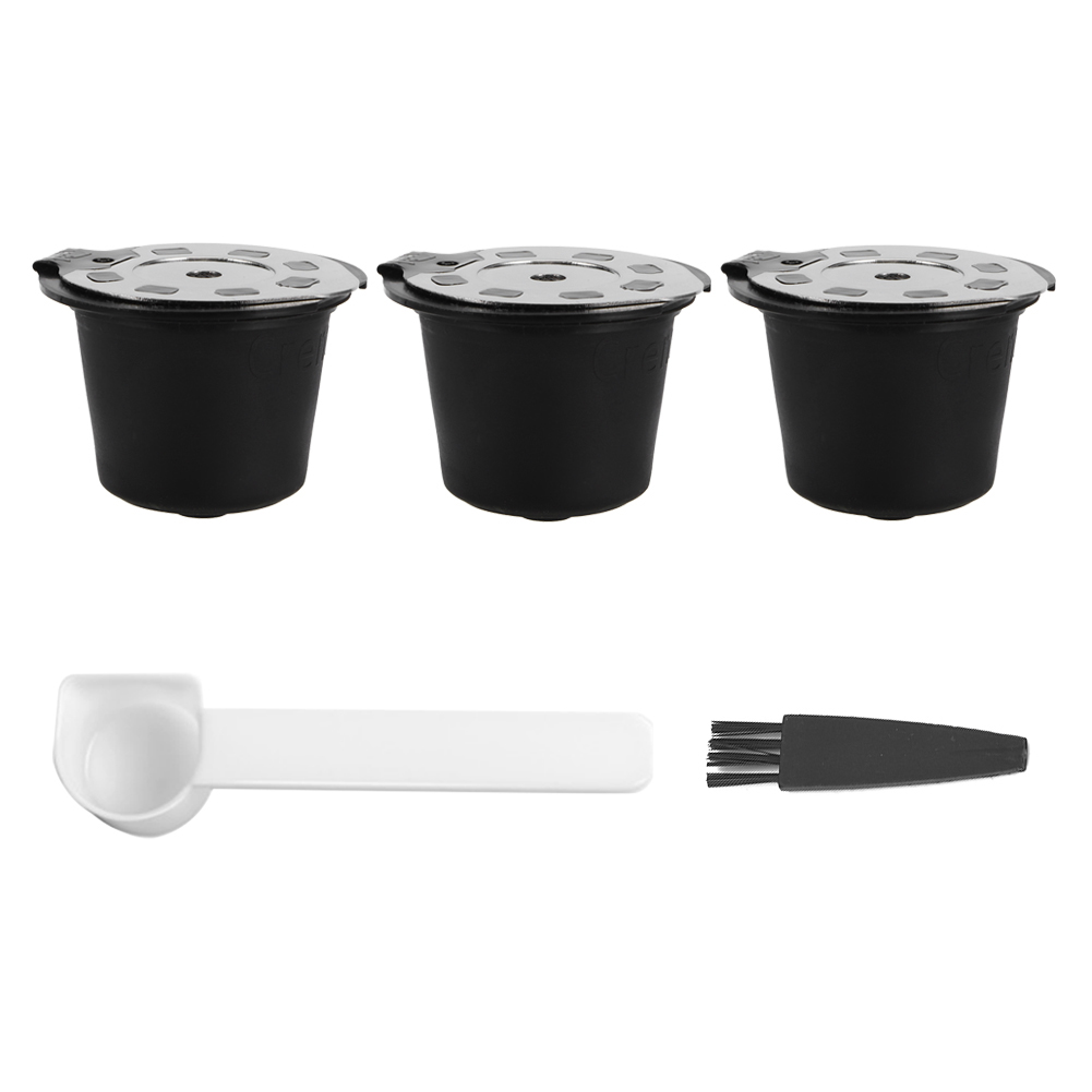 Wiederverwendbare Kaffeekapsel Aus Verchromtem Edelstahl, Kompatibel Mit Nespresso