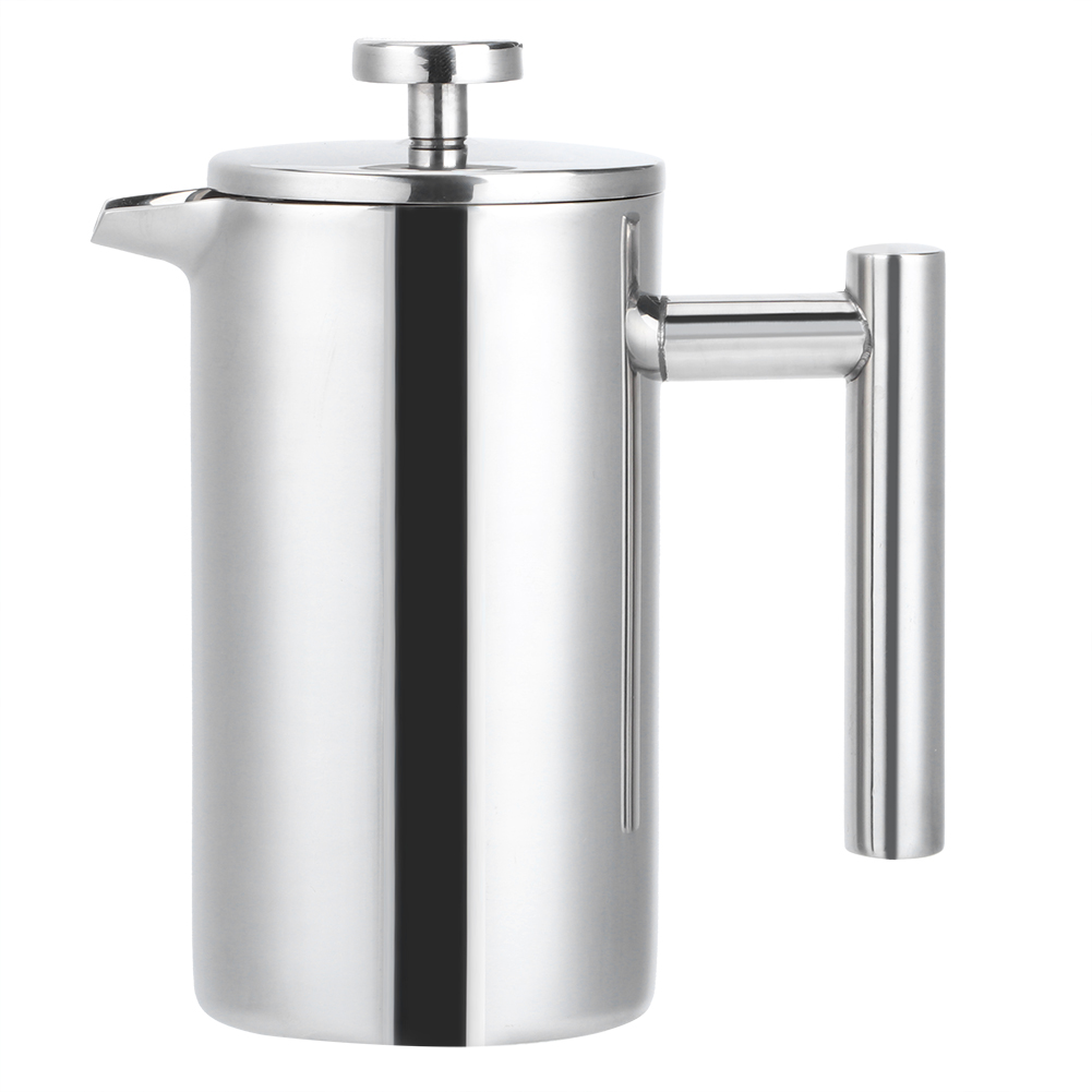 350 Ml Doppelwandige, Isolierte Edelstahl-druckkaffeemaschine Für Kaffee Und Tee