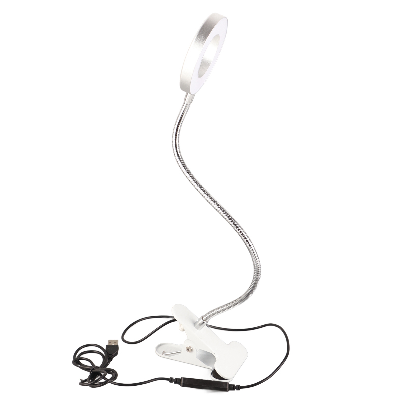 48-led-klemmleuchte Für Den Schreibtisch, Flexibel Und Robust, 5000–6500 K, 5–10 W, Augenschutz, 5 V 2 A Netzteil