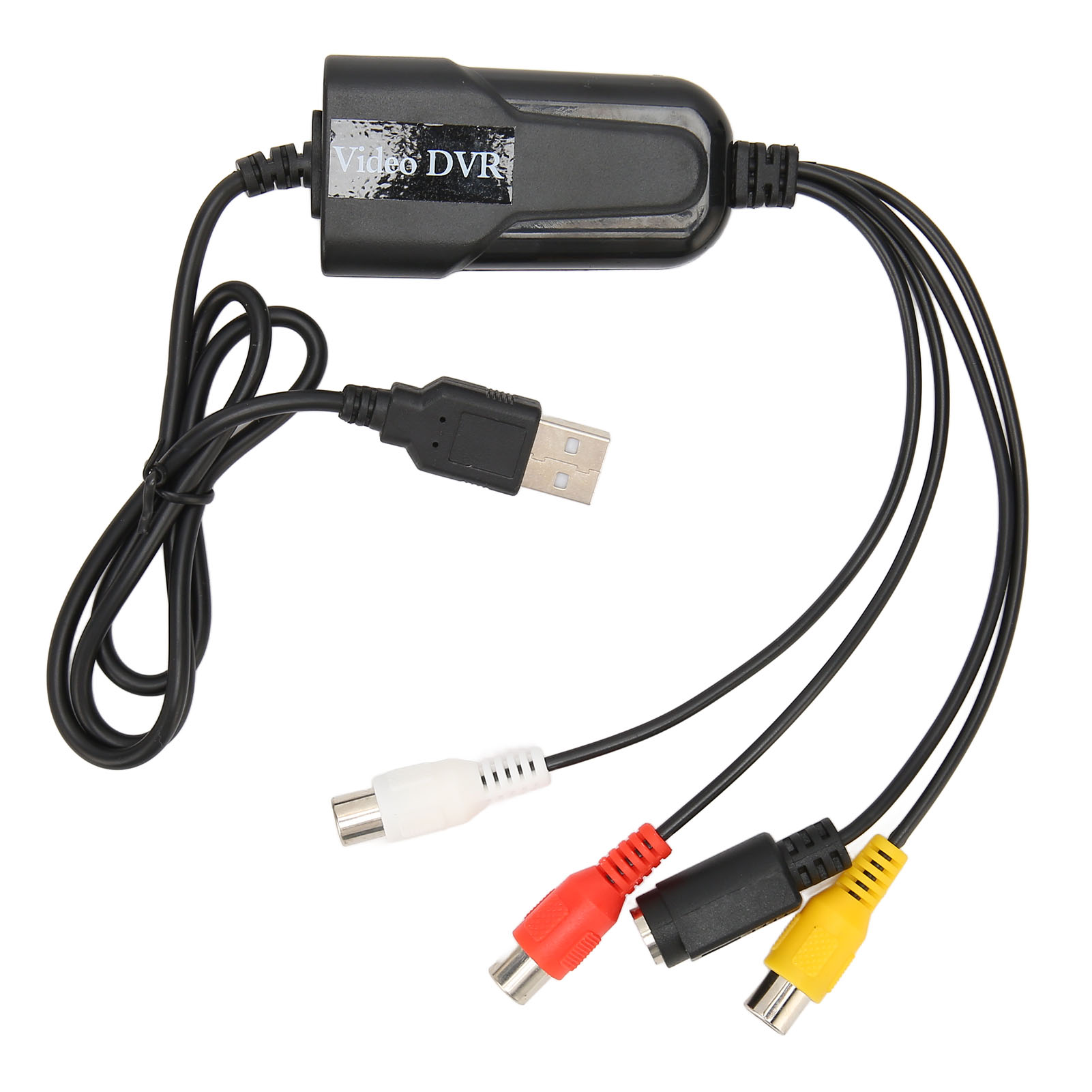 Usb-videoaufnahmekarte Mit Rca-anschluss Zum Digitalisieren Von Vhs, Dv, Videorecordern, Hi8 Und Dvds – Kompatibel Mit Windows Und Mac