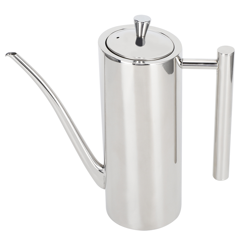 Ölflasche Aus Edelstahl, Auslaufsicher, Gewürzbehälter, 0,7 L Küchenutensil