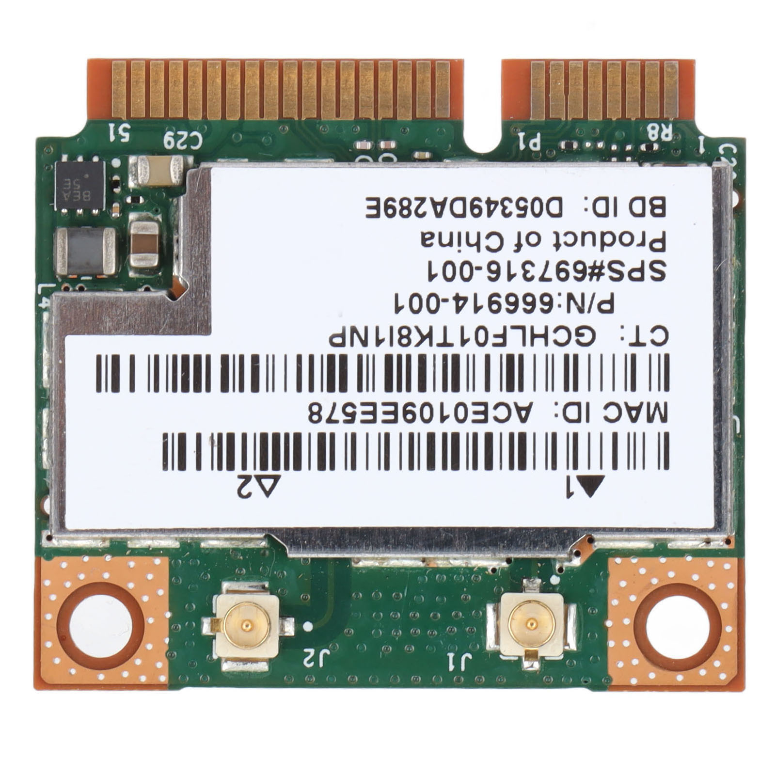 Mini-pcie-wlan-karte Für Laptops, Dualband 2,4 Ghz/5 Ghz, 300 Mbit/s, Kompatibel Mit 802.11a/b/g/n