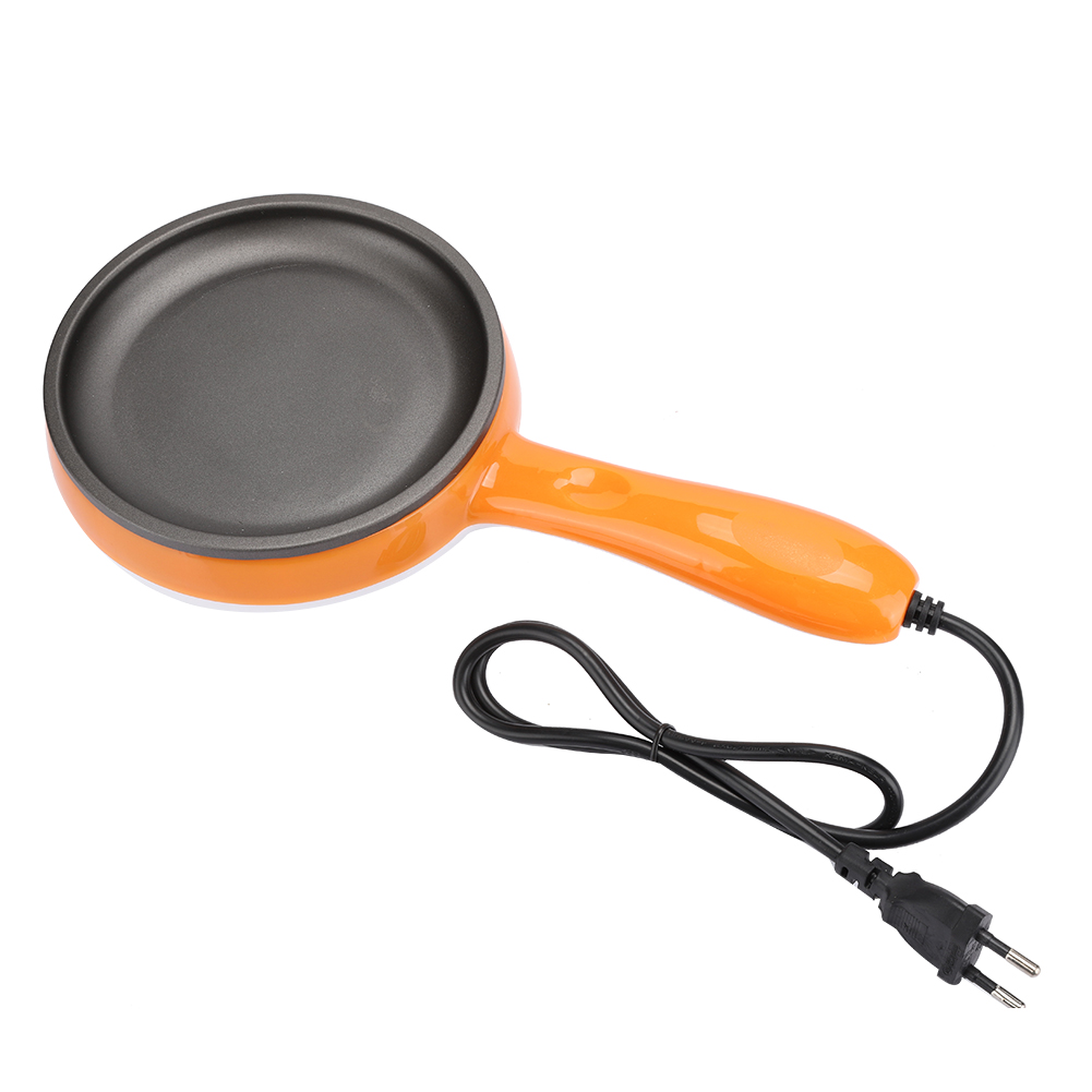 Multifunktionale Mini-elektropfanne Mit Antihaftbeschichtung – Zum Kochen Von Eiern, Dämpfen Und Für Frühstück – 220-v-eu-stecker