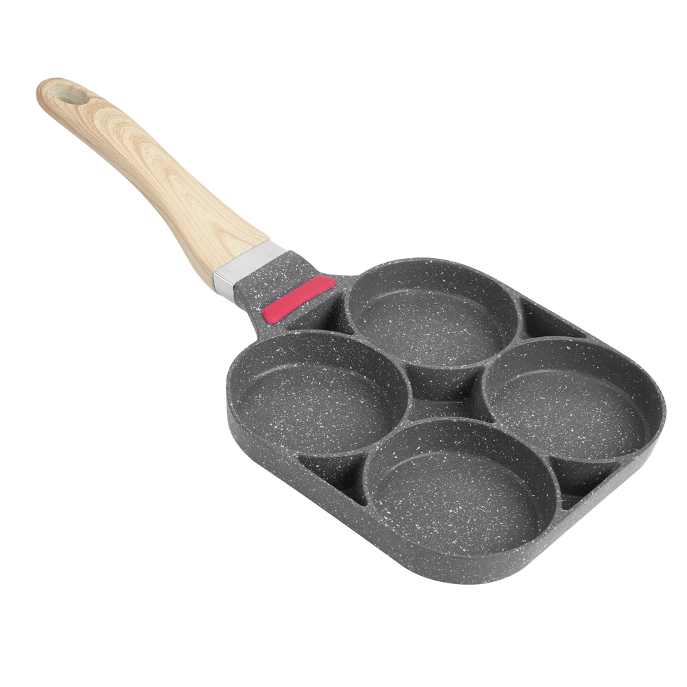 Aluminiumpfanne Für Crêpes Und Omeletts – Induktionsgeeignet, Hamburger- Und Eierform Mit Griff