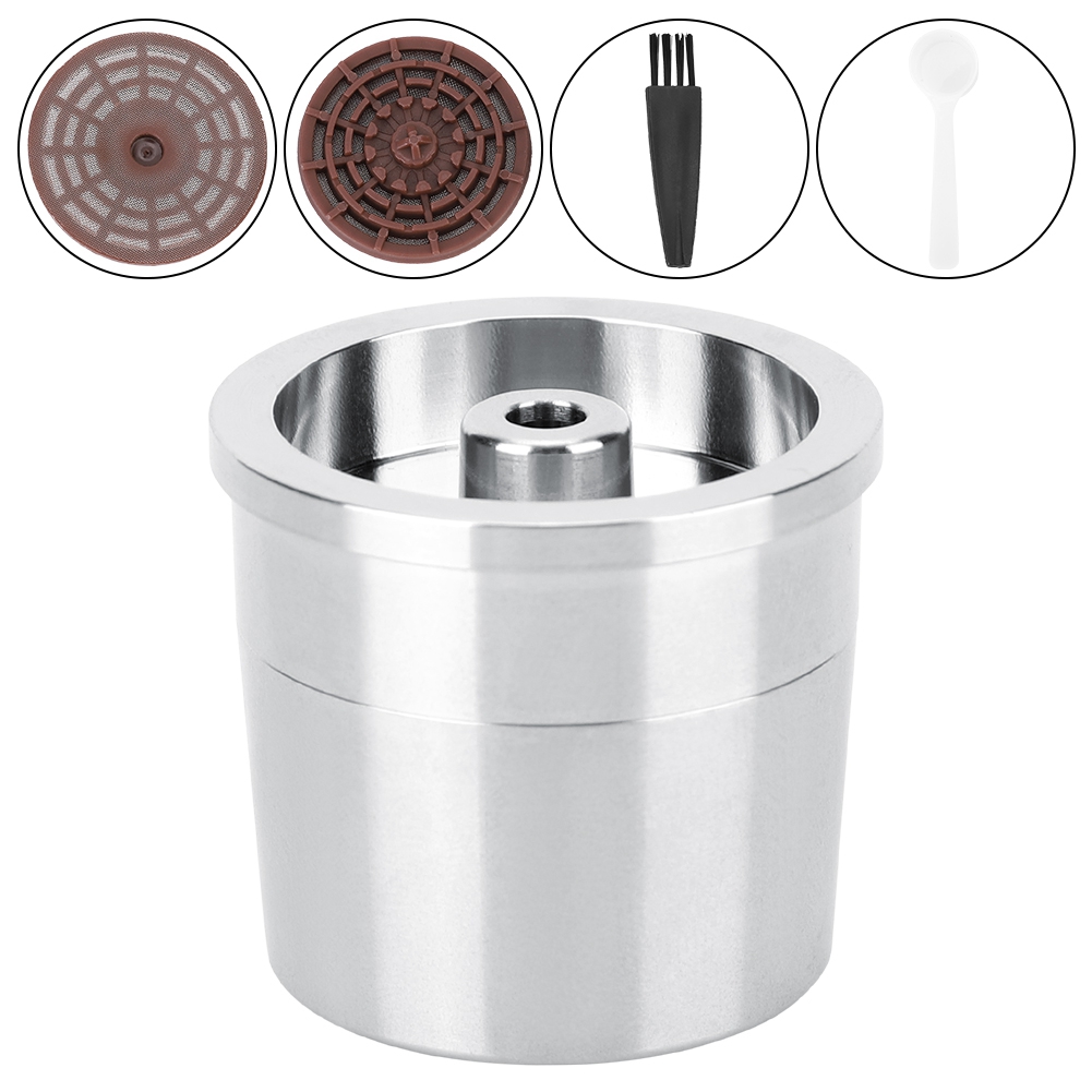 Wiederverwendbarer Kaffeefilter Aus Edelstahl, Umweltfreundliche Kapsel Für Kaffeemaschinen, Recycelbarer Filter