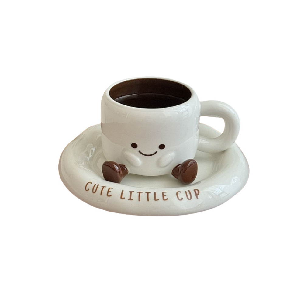 3d-keramikbecher Mit Smiley – Lustige Kaffee- Und Teetasse – Stilvolles Geschenk Für Frauen Und Freundinnen – Spülmaschinen- Und Mikrowellengeeignet