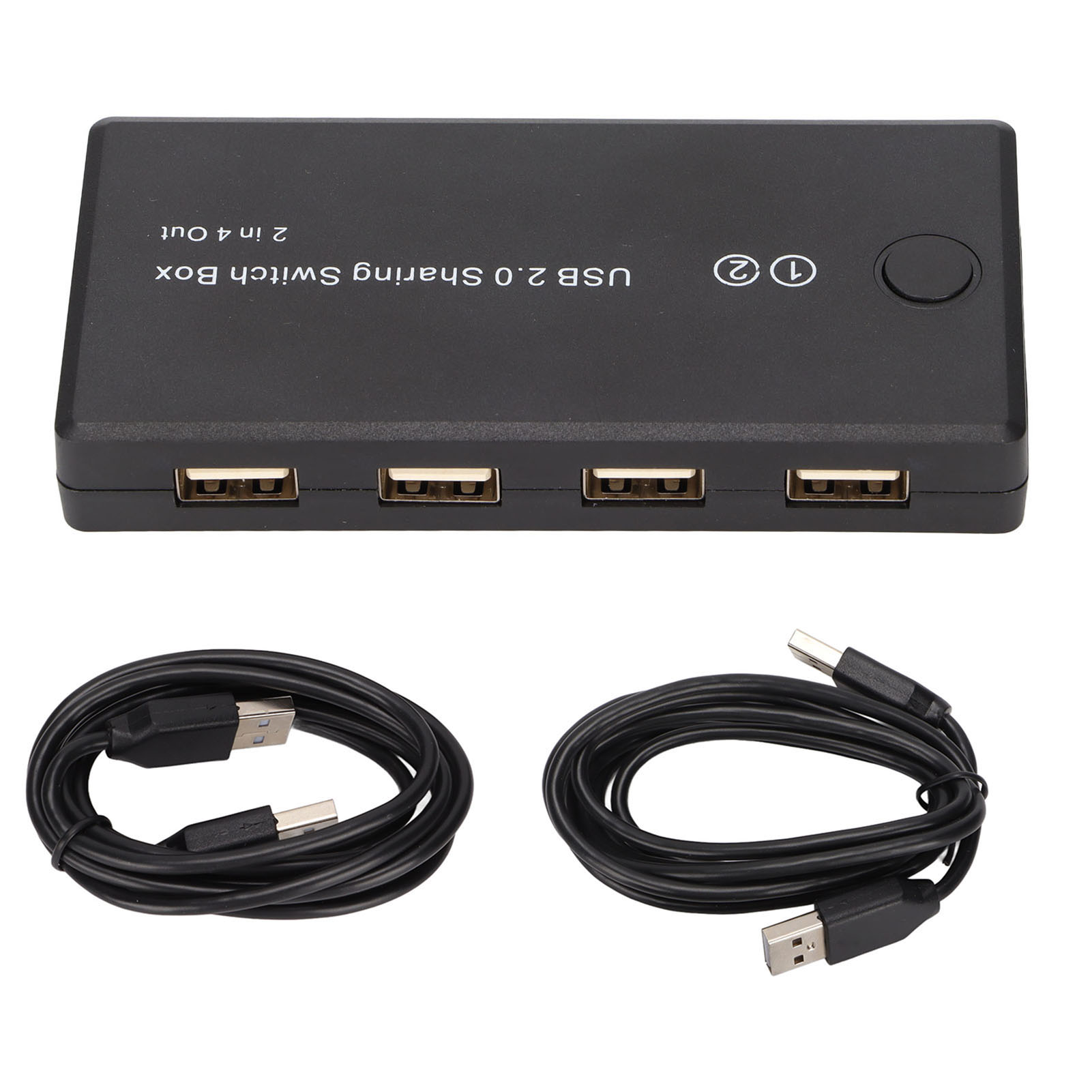 Usb 2.0-wahlschalter – 2 Eingänge, 4 Ausgänge – Kompatibler Geräteadapter
