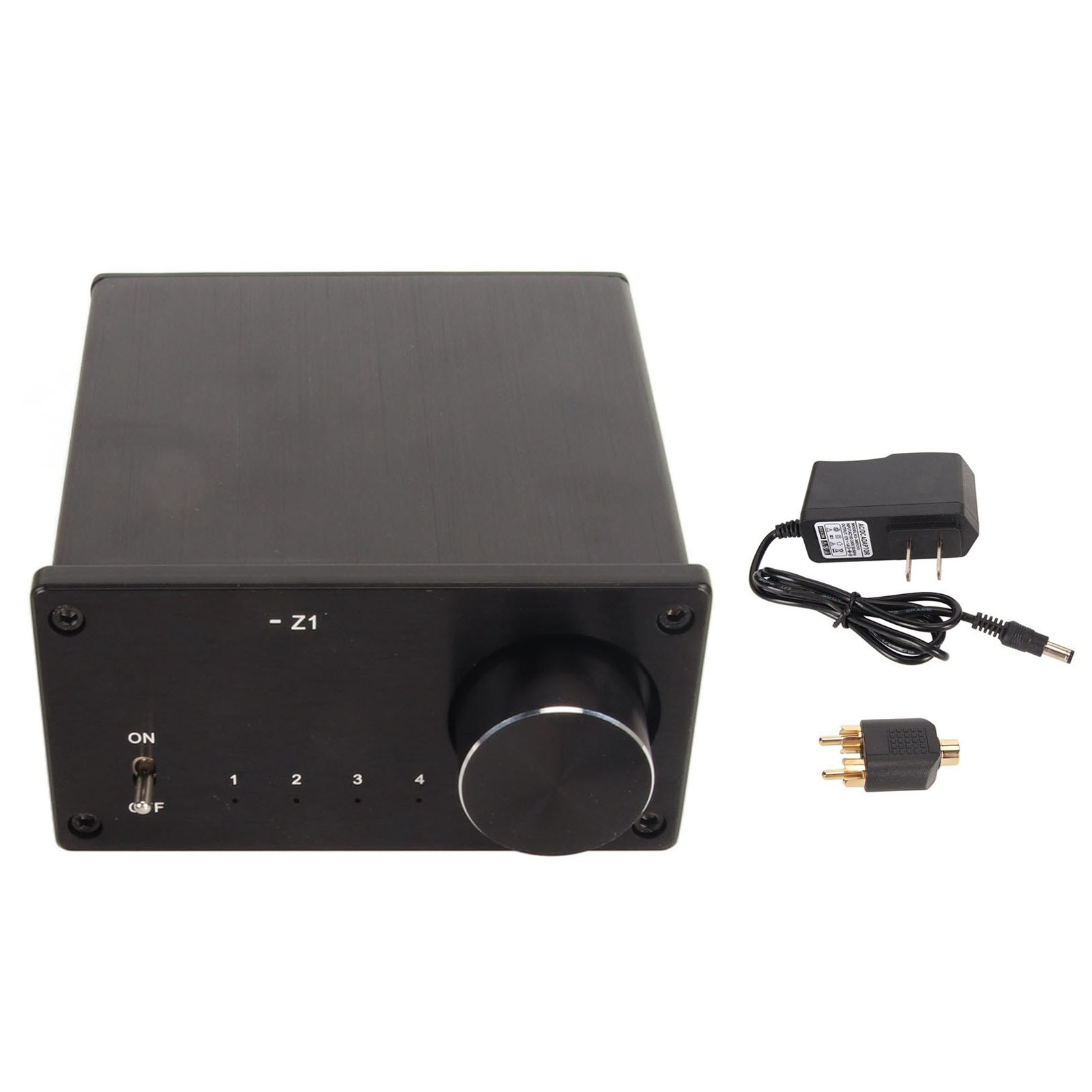 4-in-1-rca-audio-umschalter, Hifi-qualität, Verlustfreie Übertragung, Zweikanal-stereo, Us-stecker 100–240 V