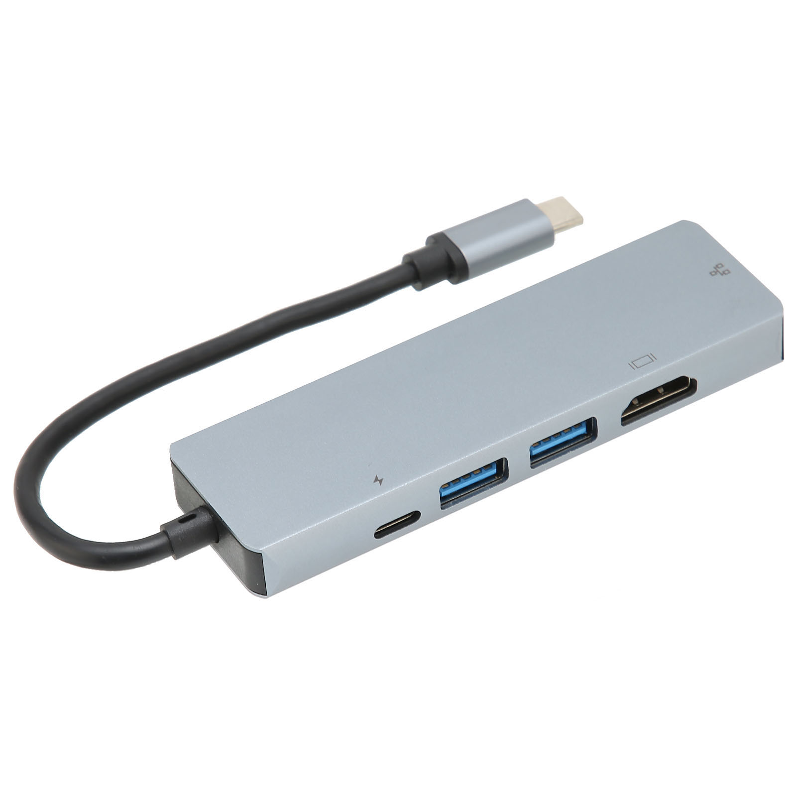Hochgeschwindigkeits-5-in-1-usb-c-hub, Ethernet-adapter Für Computer Und Tablet