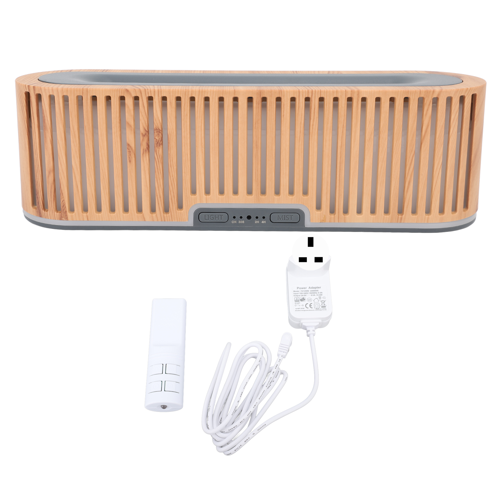 200-ml-diffusor Mit 7 Farben, Helles Holzdekor, Leise Ultraschalltechnologie Für Ätherische Öle – Uk-stecker, 100–240 V, Für Büro Und Schlafzimmer