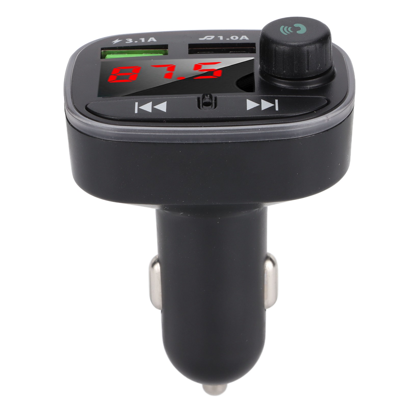 Bluetooth-fm-autosender Mit Mikrofon Und Kabelloser Freisprecheinrichtung