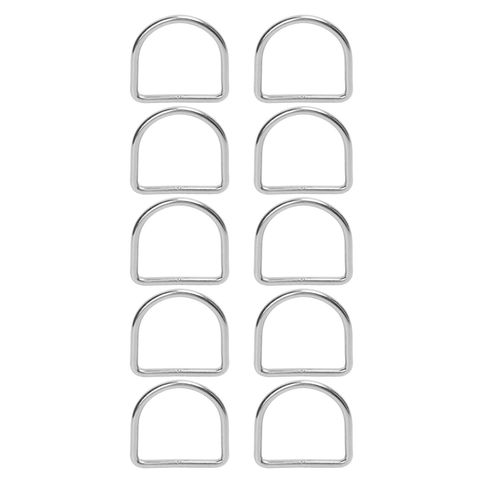 10 Stück D-ringe Aus Edelstahl 316, Nahtlos Geschweißt, Für Surf- Und Kajakzubehör, 6 Mm, 60 X 57 X 6 Mm