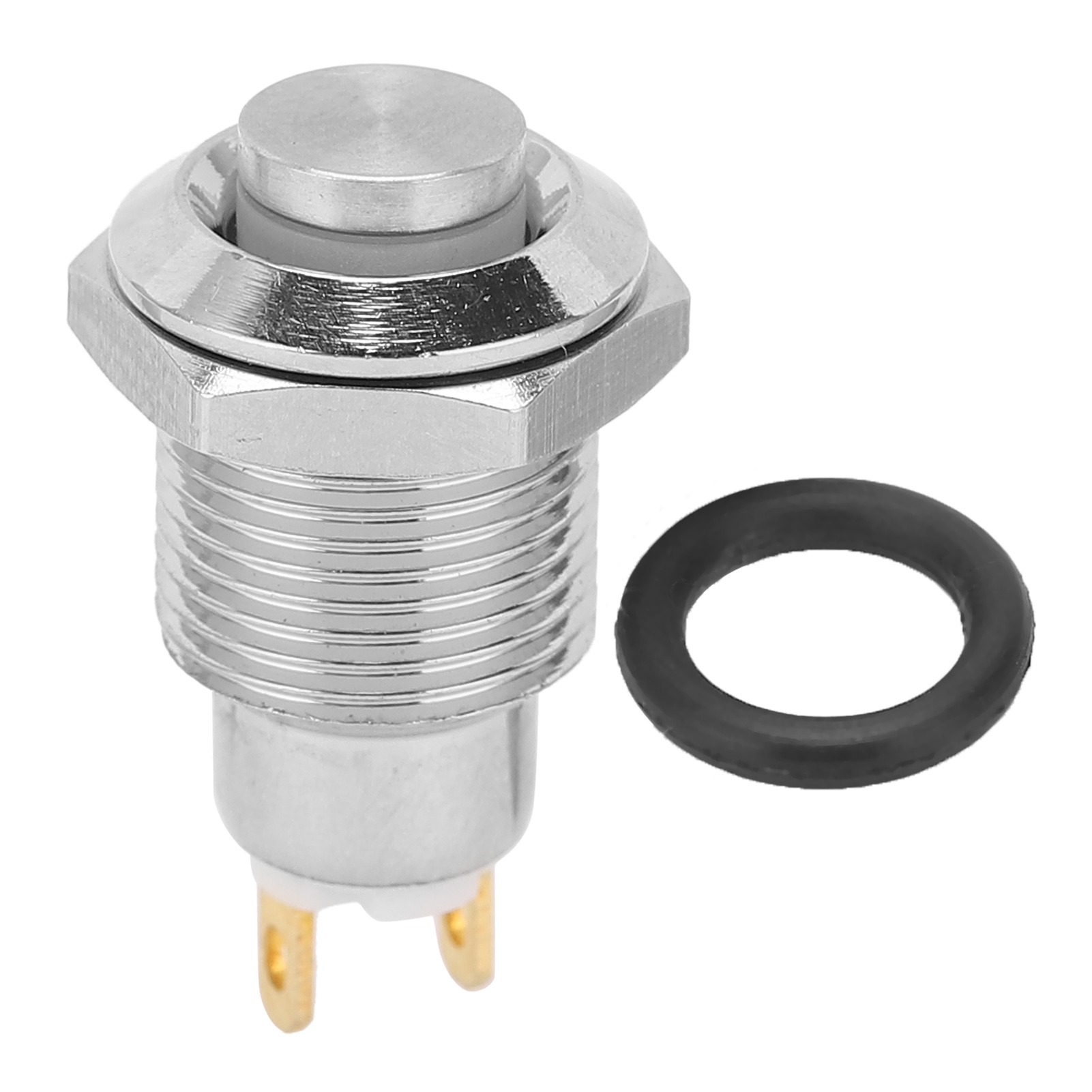 10 Mm Wasserdichter Momentanschalter Aus Edelstahl, Druckknopfstart, 3 V