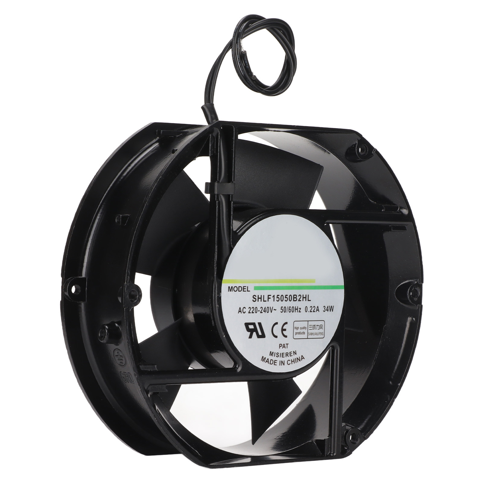 172-mm-doppelkugellager-lüfter Für Backofen, Trockenraum Und Luftentfeuchter, Hitzebeständig, 220–240 V