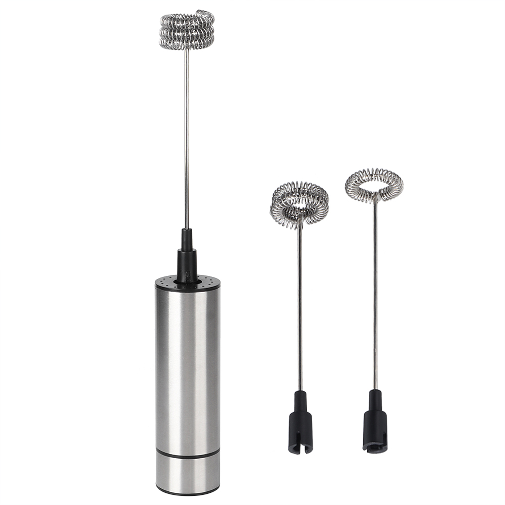Elektrischer Schneebesen, Milchaufschäumer Und Küchenmixer Aus Edelstahl