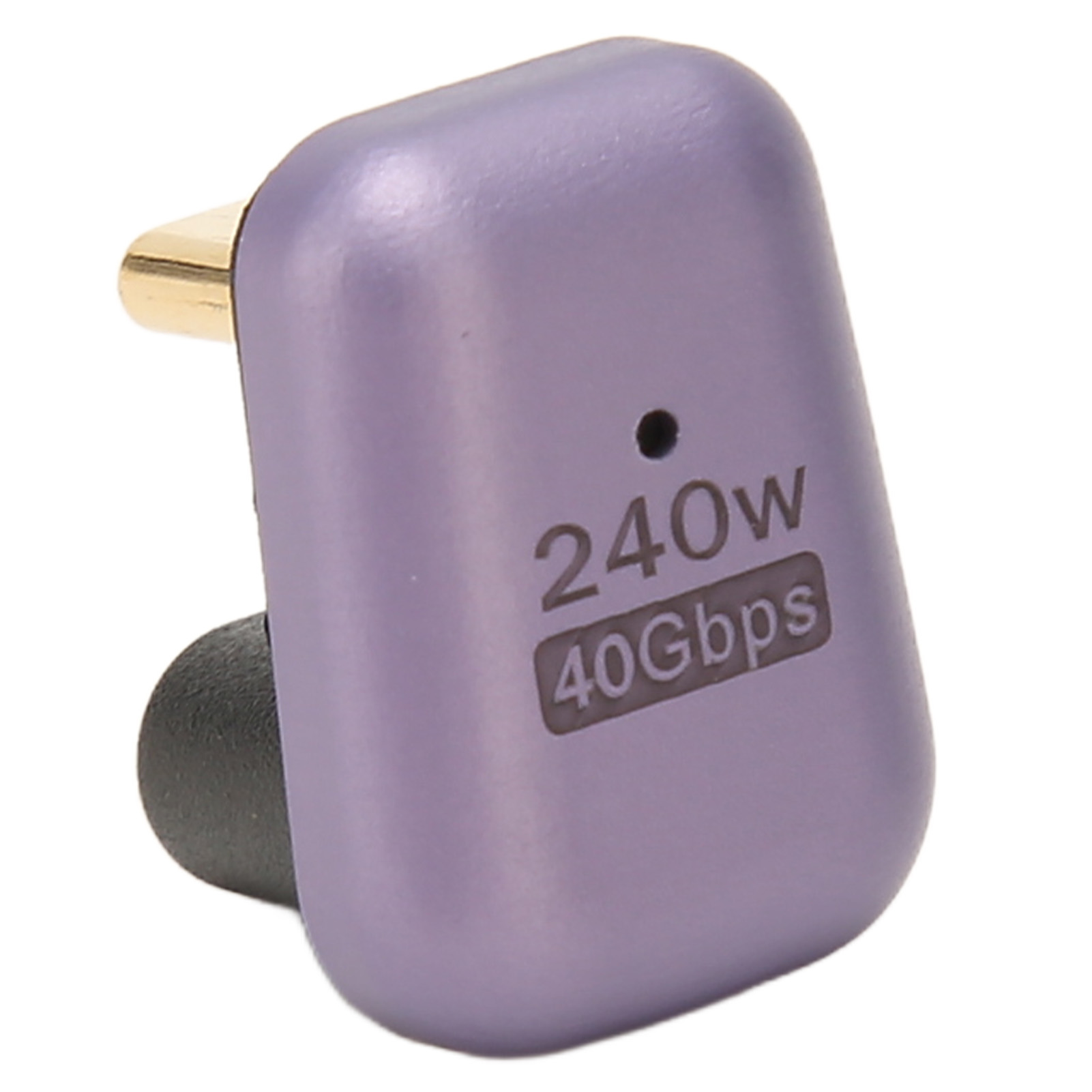 U-förmiger Usb-c-adapter (40 Gbit/s, Buchse Auf Stecker), 240 W, 8k-auflösung Und 180-grad-neigungswinkel Für Smartphones Und Laptops