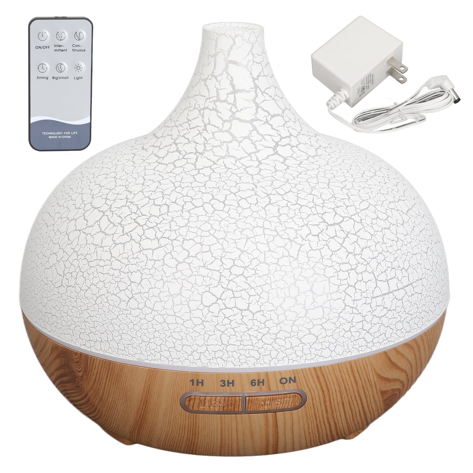 500-ml-ultraschall-diffusor Für Ätherische Öle Mit Fernbedienung, Farbigem Licht Und Feinem Nebel. Us-stecker (200–240 V), Ideal Für Die Aromatherapie.