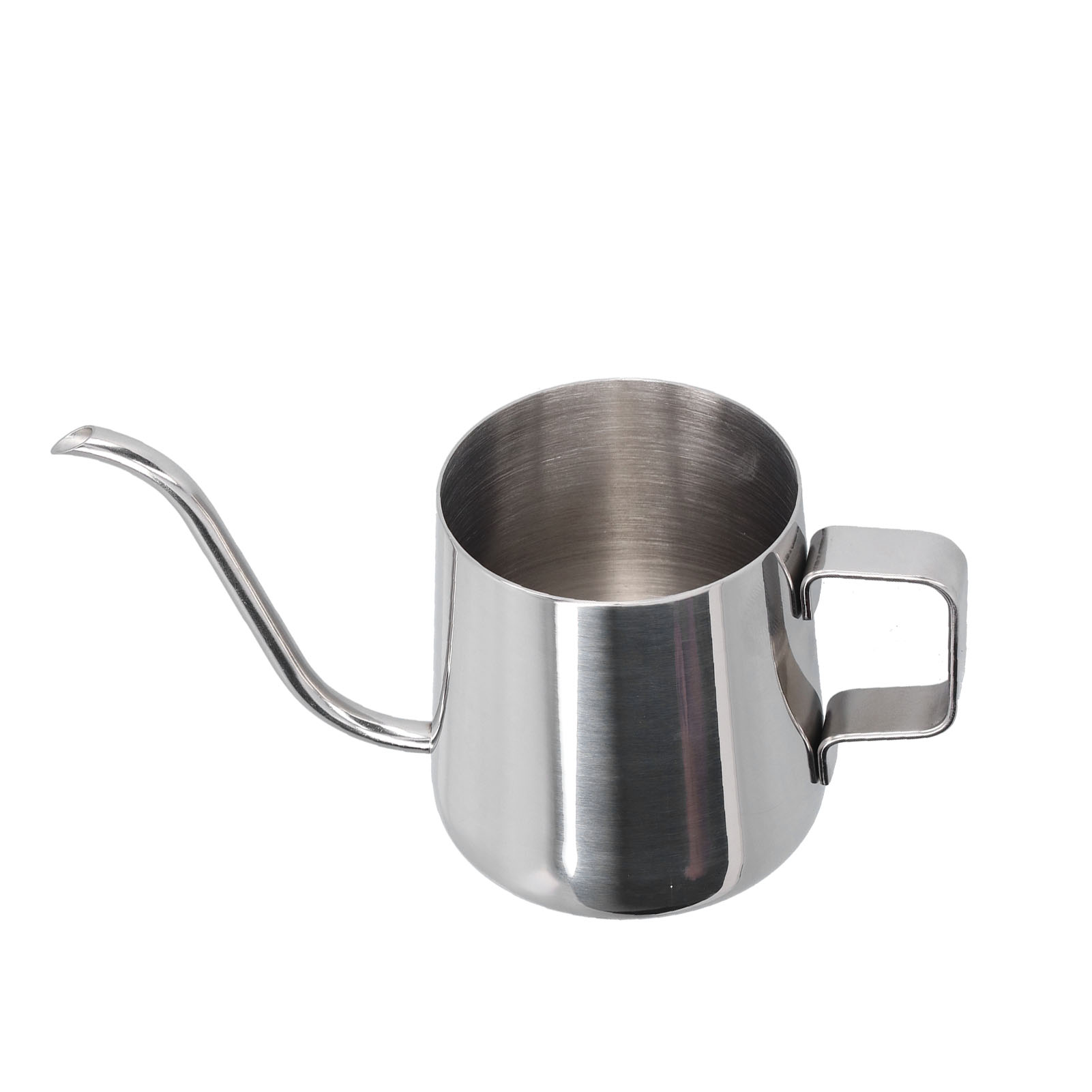 350-ml-kaffeekanne Aus Edelstahl Mit Ausguss, Ideal Für Kaffee Und Tee Zu Hause Oder Unterwegs
