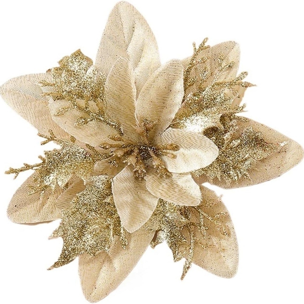 Künstliche Blumen Für Weihnachtsdekorationen, Diy-blumenarrangements, Gartenschmuck Und Golddekoration